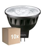 Lot 10x Philips Master LED Spot GU5.3 MR16 6.7W 460lm 24D - 940 Blanc Froid | Meilleur rendu des couleurs - Dimmable - Équivalent 35W