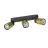 SLV Puri 2.0 Aluminium Spot Noir | Convient pour 3x GU10