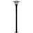 Nordlux Lønstrup 32 Lampadaire extérieur Métal et Verre Noir | 320mm - IP44 - Convient pour E27