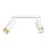 Emibig Plafonnier Hiro Acier Blanc | Convient pour 2x GU10 - Max 10W