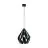 Eglo Suspension Luminaire Carlton 1 Acier Noir | IP20 - Convient pour 1x E27 