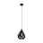 Eglo Suspension Luminaire Carlton 5 Acier Noir | IP20 - Convient pour 1x E27 