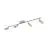 Eglo Plafonnier Buzz-LED Acier Nickel Satiné 4x2.8W 4x250lm - 830 Blanc Chaud | IP20 - Incl. 4x GU10