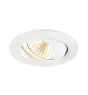 SLV New Tria 68 Spot Aluminium Blanc 8.3W 750lm 38D - 930 Blanc Chaud | Diamètre 68mm -  Meilleur Rendu Des Couleurs - Dimmable 