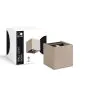 D'Lite Applique Murale Nova Beige Up & Down 4.9W 480lm - 830 Blanc Chaud | IP54 - Angle de faisceau réglable