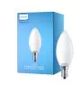 Philips Corepro LED Bougie E14 Dépolie 6.5W 806lm - 827 Blanc Très Chaud | Équivalent 60W