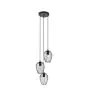 Eglo Suspension Luminaire Newtown Acier Noir | IP20 - Convient pour 3x E27 
