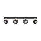 Ledvance LED Decor Spot Pluto Acier Noir 19.2W 1250lm - 830 Blanc Chaud