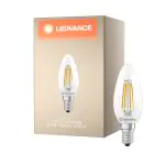 Ledvance Classic LED E14 Bougie Filament Claire 5.9W 806lm - 827 Blanc Très Chaud | Équivalent 60W