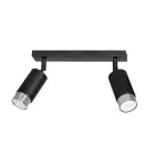 Emibig Plafonnier Hiro Acier Noir | Convient pour 2x GU10 - Max 10W