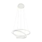 Eglo Suspension Luminaire Lobinero-Z Aluminium Acier Blanc 40W 6100lm - 830-865 Variable Blanc | IP20 - Zigbee Dimmable