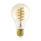 Eglo LED E27 Poire Ambre Filament 7W 700lm - 820-830 Variable Blanc | Dimmable - Équivalent 60W
